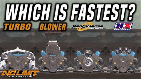 Turbo Vs Blower Vs ProCharger Vs Nitrous - Which Is Fastest? | No Limit Drag Racing 2.0