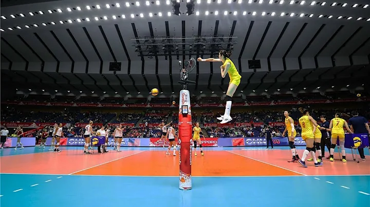 The Most Powerful Volleyball Spikes by Zhu Ting (HD) - DayDayNews