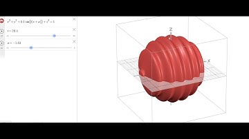 3d graph of a cool looking circle #graphs #mathematics #maths #math #circle #sinewave #equation