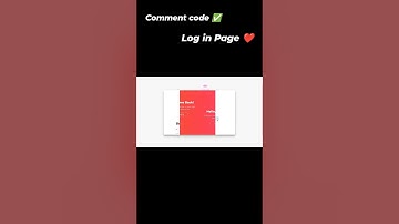 Create a Trending Login Page using HTML, CSS, and JavaScript #coding #love #viralshort