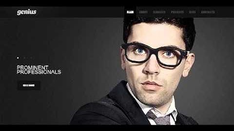 Preview Black Financial Advisor Drupal Theme by Cowboy TMT