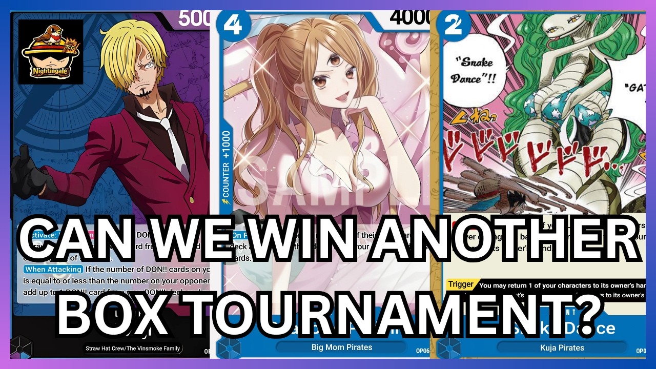 [EB03] UP Sanji. Trying some tech cards in a Chinoize Cup.