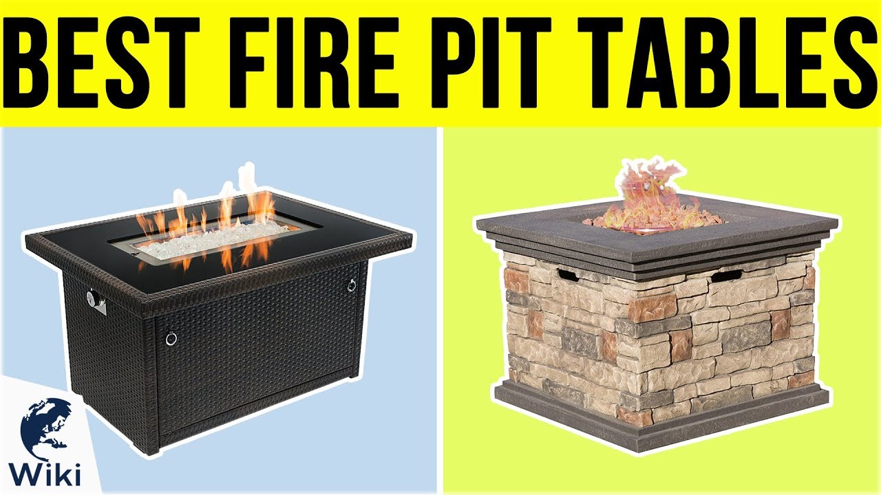 10 Best Fire Pit Tables 2019 You, Garden Treasures Propane Fire Pit