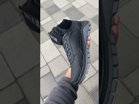 Спортивные зимние ботинки New Balance мужские кроссовки на меху / Мужские зимние ботинки нью баланс, видео 1