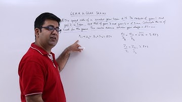 Problem 1 On Gear Trains