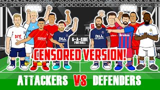 ⚽5ASIDE: Attackers vs Defenders⚽ CENSORED! Feat Ronaldo Messi Ramos Maguire Frontmen Season 4.1