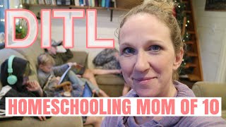 Day in the Life of a Homeschooling Large Family Mom