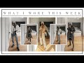 WHAT I WORE IN A WEEK | 5 easy winter appropriate looks