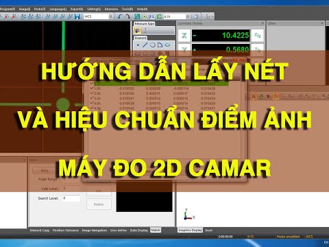 Video Hướng dẫn hiệu chuẩn máy đo 2D- VMM Camar - youtube