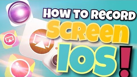 How To Record Your Screen In iPhone, iPad, iPod (iOS 9 / 10 / 11) [NO JAILBREAK] [NO COMPUTER]