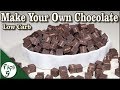 Make your own homemade chocolate  only 3 ingredients  a low carb and keto friendly recipe