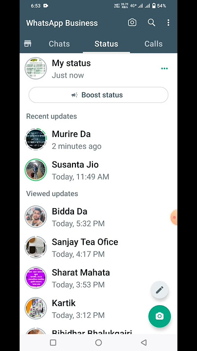WhatsApp Status boost