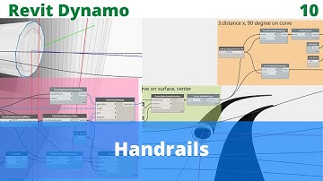 Revit dynamo - model handrails- example 10