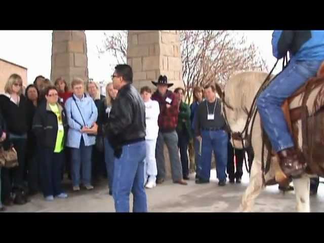 Self Defense while trail riding demonstration by Eddie Rodriguez 02/2012