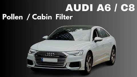 AUDI A6 C8. Pollen/Cabin Filter replacement. #audia6c8