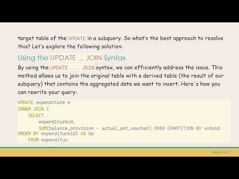 Resolving SQL Query Error: Operand should contain 1 column(s)