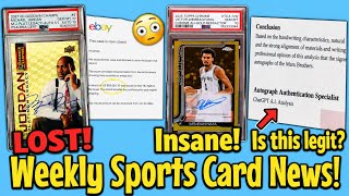 $50,000 1/1 Jordan card lost in mail! | Can AI authenticate autos? | & More Sports Card News!
