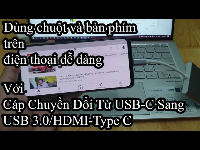 Cáp Chuyển Đổi Từ USB-C Sang USB 3.0/HDMI-Type C