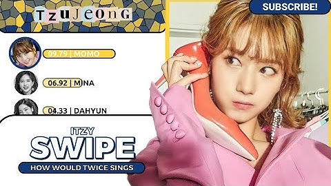 (R-4) How Would TWICE Sings — "Swipe" by ITZY // Line Distribution