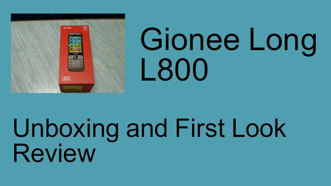 gionee l800 display