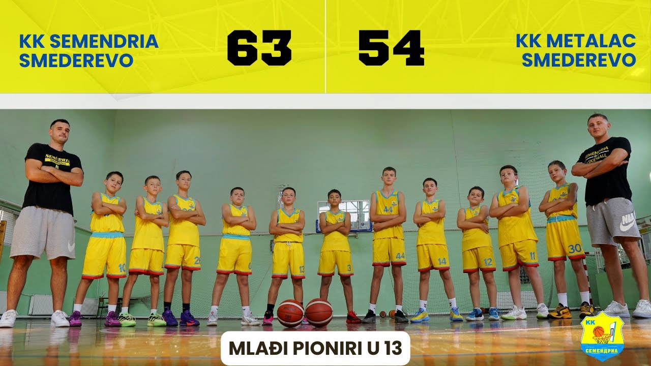 KK Semendria Smederevo - KK Metalac Smederevo (mlađi pioniri u13 RKSCS)