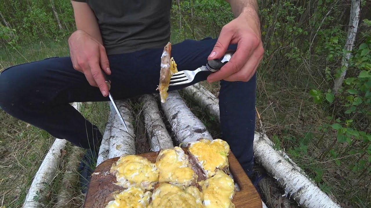 НА РЫБАЛКУ НА МАШИНЕ ГОТОВЛЮ МЯСО ПО ФРАНЦУЗСКИ КУПИЛ МАШИНУ