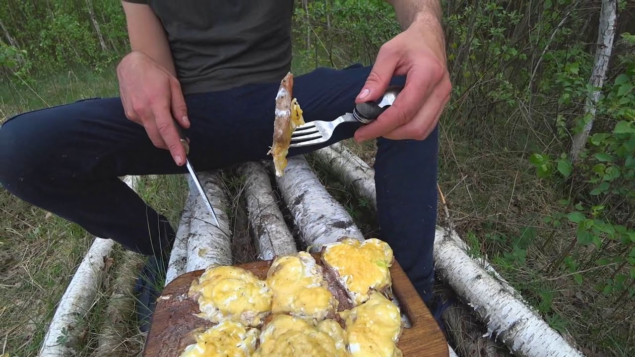 НА РЫБАЛКУ НА МАШИНЕ ГОТОВЛЮ МЯСО ПО ФРАНЦУЗСКИ КУПИЛ МАШИНУ