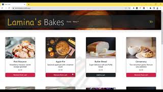 Advance Shopping Cart Web App With React.js, Redux toolkit, Redux thunk | Lamina Bakes screenshot 1