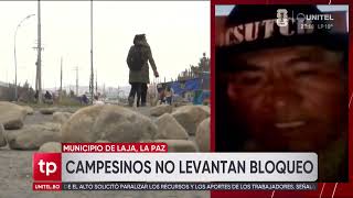Pese al acuerdo Gobierno - COB, Túpac Katari no levanta bloqueos