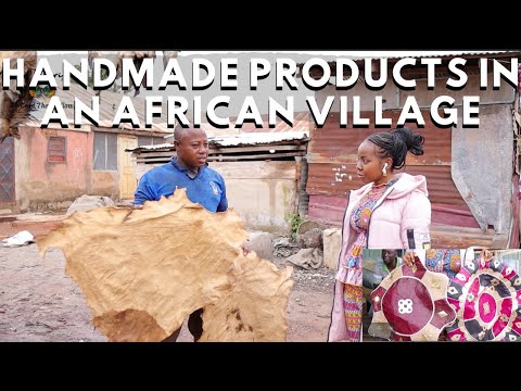 ⁣HANDMADE IN AFRICA PRODUCTS IN GHANA | GOAT SKIN LEATHER TANNARY IN TAMALE 12 Aug 2021