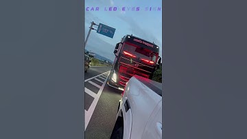Flexible Led truck eye light Glow led car sign flexible screens programmable eye screen for vehicles