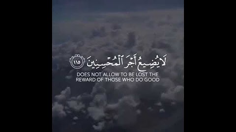 وَاصْبِرْ فَإِنَّ اللَّهَ لَا يُضِيعُ أَجْرَ الْمُحْسِنِينَ (115) ¦ سورة هود ¦ اسلام صبحي