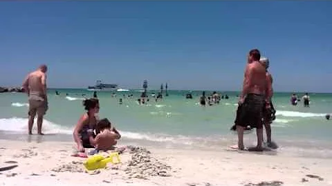 The beach