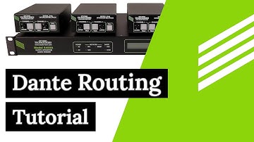 Basic 2-Channel Party Line Routing Tutorial (Dante Controller)