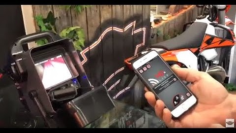 Glen is testing the Ridgid HQX Live Wifi and Bluetooth software.