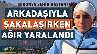 Arkadaşların Şakalaşması Hastanede Son Buldu 13 Yaşındaki Çocuk Ağır Yaralandı Ntv