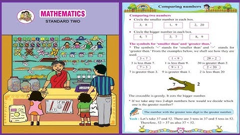 Std.2nd Mathematics ||Comparing numbers|| page no.36,37