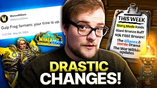 HUGE Bronze Changes! Story Mode Raiding, Alliance V Horde & Much More