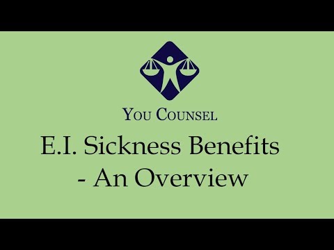 E.I.  Sickness Benefits - An Overview