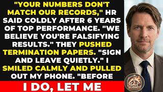 After 6 Years, They Accused Me Of Lying About My Performance. The Evidence I Had Was Something They.