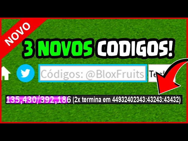 BLOX FRUITS: USEI O NOVO CÓDIGO DE 2x de XP! 