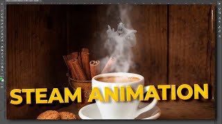 Photoshop Tutorial: How to create a gif animation of Steam and Vapor| Анимация пара