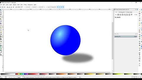 How to create 3D sphere with Inkscape on Windows 10.