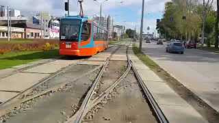 Видео Пермь Трамвай Маршрут 10 от pavitomexy, Обвинская улица, Пермь, Россия