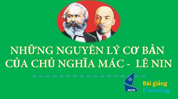 Chương 1 Phần 1 Những nguyên lý cơ bản của chủ nghĩa Mac Lenin