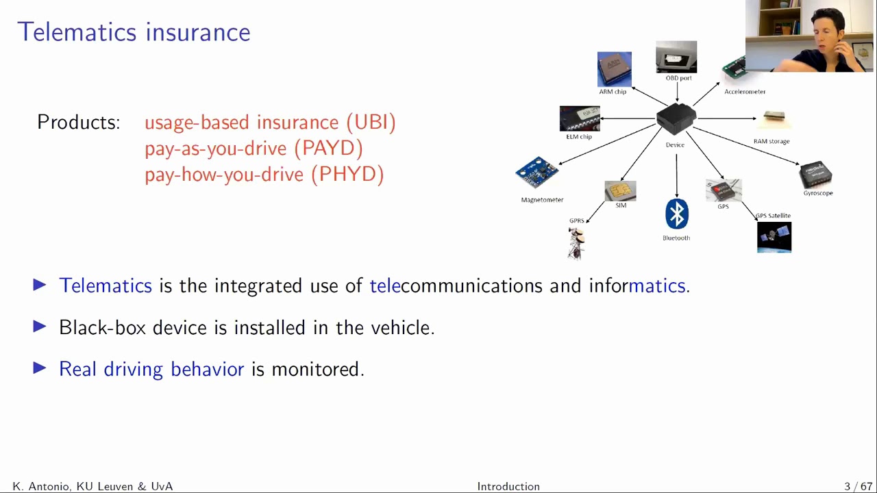 Data Science for Non Life Insurance: Telematics