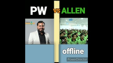 WHO IS BEST COACHING FOR IIT JEE OR NEET | PW VS ALLEN #shorts