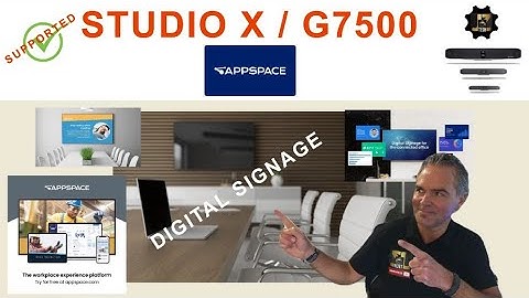 ☕Tech🛠📺Appspace - Studio X Digital Signage