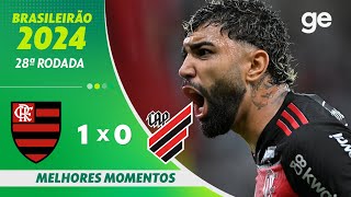 Thumbnail for FLAMENGO 1 X 0 ATHLETICO-PR | MELHORES MOMENTOS | 28ª RODADA BRASILEIRÃO 2024 | ge.globo
