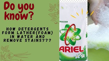 How detergents form lather|Cleansing action of detergents|chemistry behind soap @ThinkLearnGenius